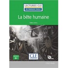 La bête humaine - Niveau 3/B1 - Lecture CLE en français facile - Livre + CD 