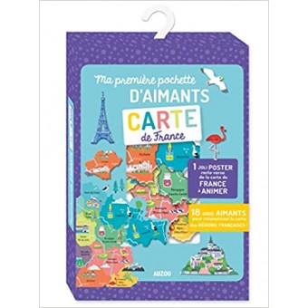 Carte de France (Ma premiere pochette d'aimants)