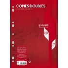 Copies doubles perforées 21x29,7 cm 200 pages séyès (Caligraphe)