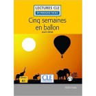 Cinq semaines en ballon (Niveau 1/A1) - Livre
